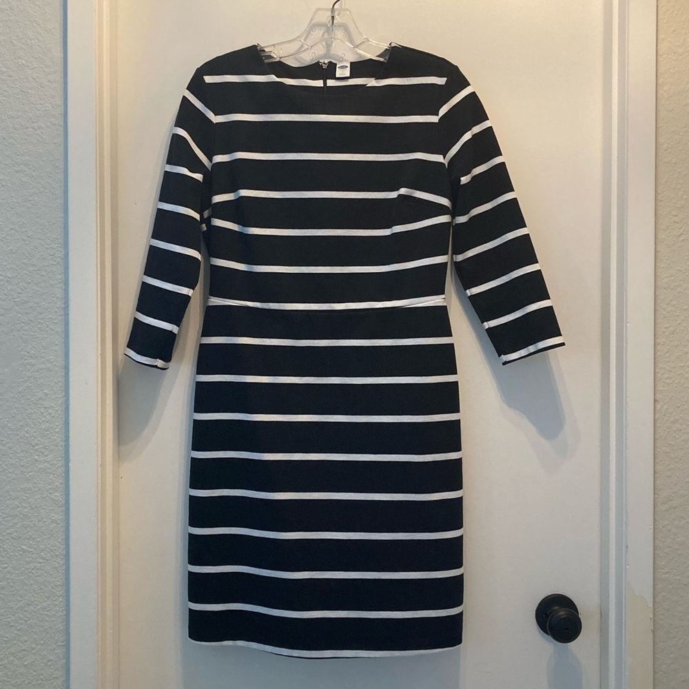 Black and white stripe dress from Old Navy